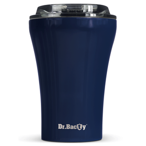 Coffee thermal mug with ceramic coating Dr.Bacty Apollo 227 ml - navy blue