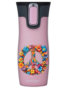 Contigo West Loop 2.0 thermal mug 470ml - Pink matt- Peace