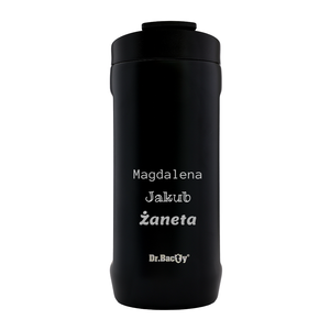 Dr.Bacty Notus 360 ml thermal mug with engraving - black