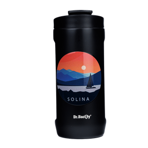 Dr.Bacty thermal coffee mug SOLINA - Black