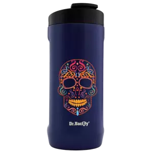 Drink for drinks Dr. Bacty Notus Colorful skull - navy blue