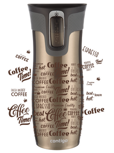 Thermal Mug Contigo West Loop 470 ml - Coffee Time