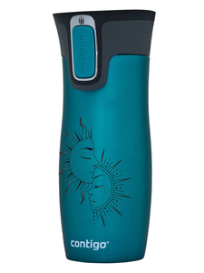 Thermal Mug Contigo West Loop 470 ml - Sun and moon