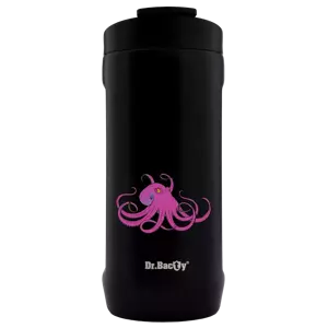 Thermal mug 2-in-1 Dr.Bacty Notus Marine - black.