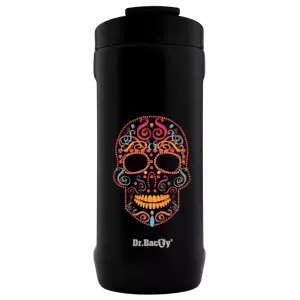 Thermal mug 2-in-1 Dr.Bacty Notus skull - black.