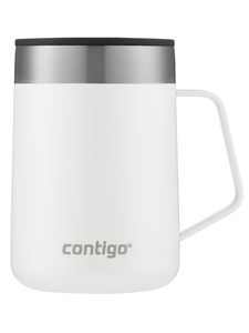 Thermal mug with ear  Contigo Streeterville 420 ml - White