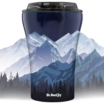 A thermal mug for the car dr. Apollo mountains call - navy blue