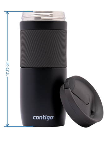 Contigo Byron 470ml thermal mug set - Stainless Steel 470ml + Gunmetal 720ml