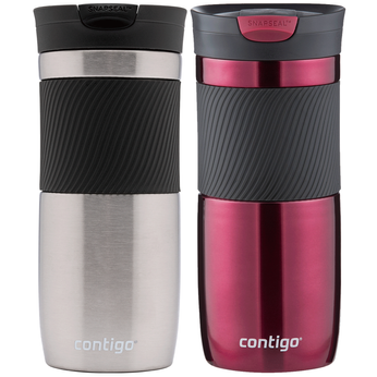 Contigo Byron 470ml thermal mug set - Stainless Steel + Vivaciuous