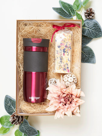 Contigo Byron 470ml thermal mug set - Stainless Steel + Vivaciuous