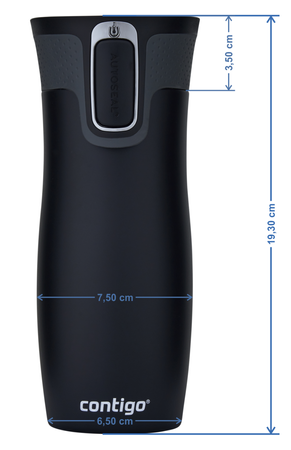 Contigo West Loop 2.0 470ml thermal mug - Blue Mat - Cat