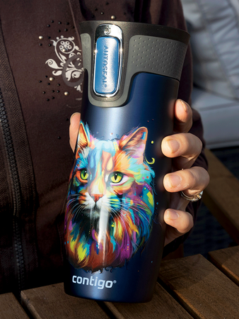 Contigo West Loop 2.0 470ml thermal mug - navy blue - Cat