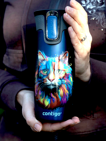 Contigo West Loop 2.0 470ml thermal mug - navy blue - Cat