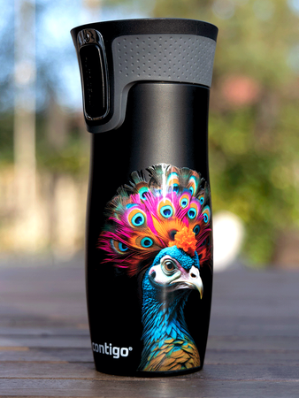 Contigo West Loop 2.0 thermal mug 470ml - Peacock Eye