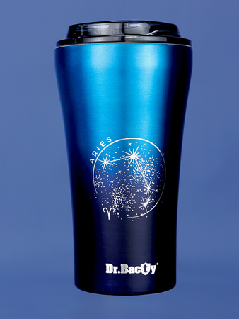 Dr.Bacty Apollo 2.0 ‘Aries’ thermal coffee mug - 360 ml - Monaco Blue