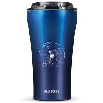 Dr.Bacty Apollo 2.0 ‘Cancer’ thermal coffee mug - 360 ml - Monaco Blue