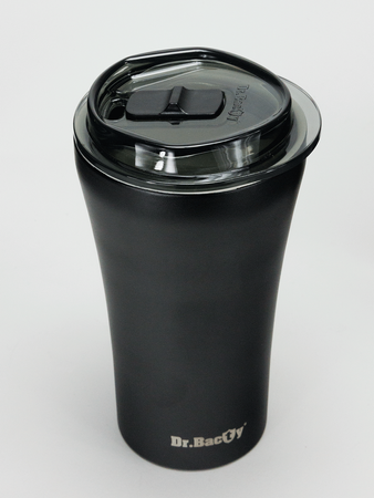 Dr.Bacty Apollo 2.0 thermal coffee mug - 360 ml - Black Matt