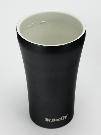 Dr.Bacty Apollo 2.0 thermal coffee mug - 360 ml - Makalu - Black Matt