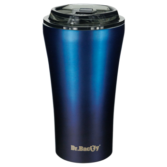 Dr.Bacty Apollo 2.0 thermal coffee mug - 360 ml - Monaco Blue - Bird love