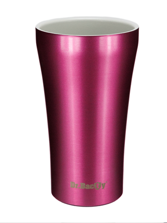 Dr.Bacty Apollo 2.0 thermal coffee mug - 360 ml - Pink - Bird love