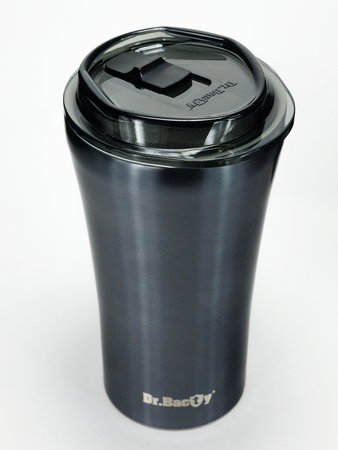 Dr.Bacty Apollo 2.0 thermal coffee mug - Elixir of Patience - 360 ml - Gunmetal