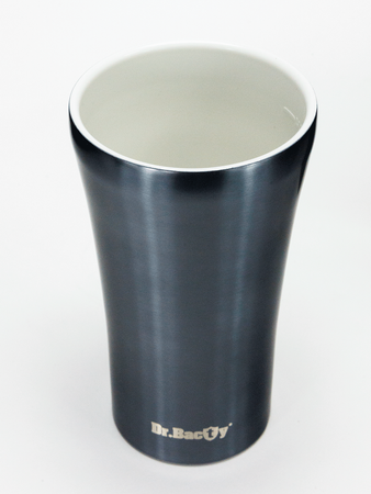 Dr.Bacty Apollo 2.0 thermal coffee mug - Espresso depresso - 360 ml - Gunmetal