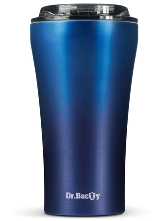 Dr.Bacty Apollo 2.0 thermal coffee mug - Tasty coffee - 360 ml - Monaco Blue