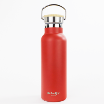 Dr.Bacty Iris steel thermal bottle - red - LOVE