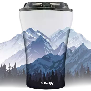 Take -out coffee mug Dr. Bacty Apollo Mountain - White