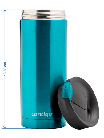 Thermal Mug Contigo Huron 470 ml - Arabesca Black - Biscay Bay