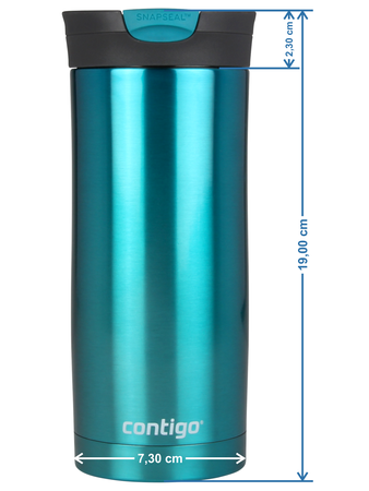 Thermal Mug Contigo Huron 470ml - Forest - Gunnmetal