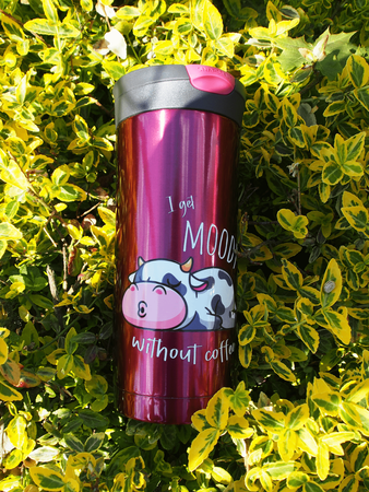 Thermal Mug Contigo Huron 470ml - Vivacious Moody Cow