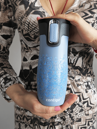 Thermal Mug Contigo West Loop 2.0 470ml „Glamour Blue”