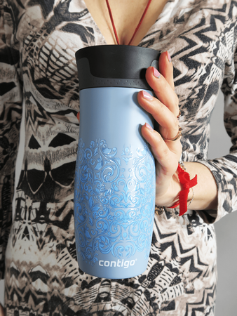 Thermal Mug Contigo West Loop 2.0 470ml „Glamour Blue”