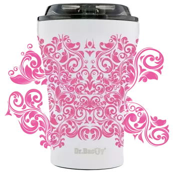 Thermal coffee mug Dr. Bacty Apollo Glamor - White