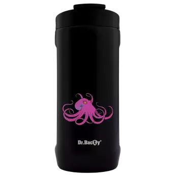 Thermal mug 2-in-1 Dr.Bacty Notus Marine - black.