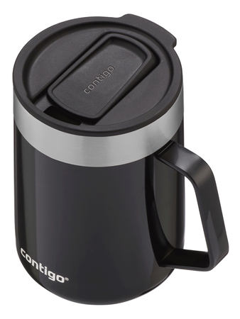 Thermal mug with ear Contigo Streeterville 420 ml - Black