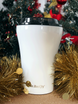 Coffee thermal mug with ceramic coating Dr. Bacty Apollo 227 ml - white