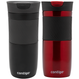 Contigo Byron 470ml thermal mug set - Red + Matte Black