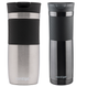 Contigo Byron 470ml thermal mug set - Stainless Steel 470ml + Gunmetal 720ml