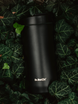 Thermal coffee mug 2-in-1 Dr.Bacty Notus 360 ml - black.