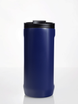 Thermal coffee mug 2-in-1 Dr.Bacty Notus 360 ml - navy blue.