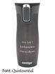 Thermal mug Contigo West Loop 2.0 with custom inscription-engraved-graphite