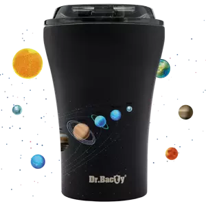 Kaffeebecher Dr.Bacty Apollo Planet - schwarz