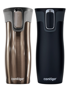 Thermobecher Contigo West Loop 2.0 470ml - Latte  + Matte black