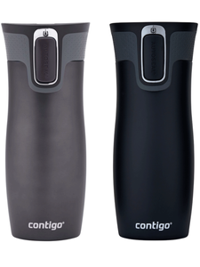 Thermobecher Contigo West Loop 2.0 470ml - Matte Black + Gunmetal