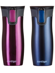 Thermobecher Contigo West Loop 2.0 470ml - Raspberry + Monaco blue