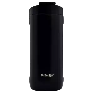 Thermobecher für Kaffee 2-in-1 Dr.Bacty Notus 360 ml - schwarz