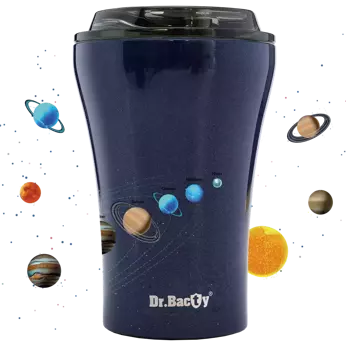 Becher für Kaffee Dr.Bacty Apollo Kosmos - marineblau