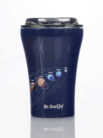 Becher für Kaffee Dr.Bacty Apollo Kosmos - marineblau